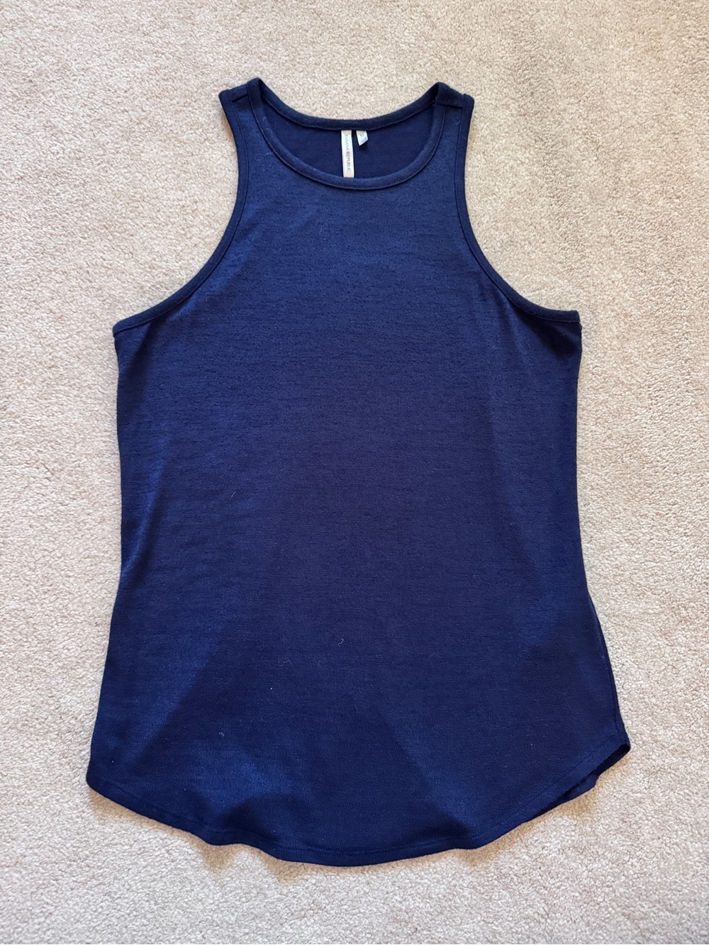 Banana Republic Classic Navy Knit Racerback Tank Top